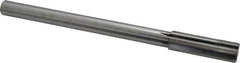 Made in USA - 3/4" Carbide-Tipped 6 Flute Chucking Reamer - Straight Flute, 5/8" Straight Shank, 2-1/2" Flute Length, 9-1/2" OAL - Eagle Tool & Supply
