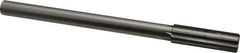 Made in USA - 49/64" Carbide-Tipped 6 Flute Chucking Reamer - Straight Flute, Straight Shank, 2-1/2" Flute Length, 9-1/2" OAL - Eagle Tool & Supply