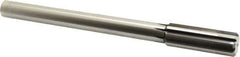 Made in USA - 59/64" Carbide-Tipped 8 Flute Chucking Reamer - Straight Flute, Straight Shank, 2-5/8" Flute Length, 10" OAL - Eagle Tool & Supply