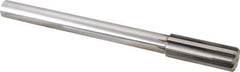 Made in USA - 61/64" Carbide-Tipped 8 Flute Chucking Reamer - Straight Flute, Straight Shank, 2-5/8" Flute Length, 10" OAL - Eagle Tool & Supply