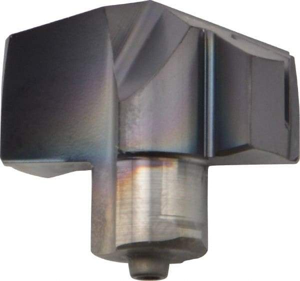 Iscar - Series ICP, 19.81mm Diam Grade IC908 140° Replaceable Drill Tip - Carbide, TiAlN Finish, 19 Seat Size - Eagle Tool & Supply