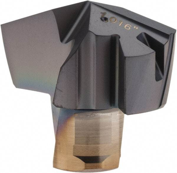 Iscar - Series ICP, 1.016" Diam Grade IC908 140° Replaceable Drill Tip - Carbide, TiAlN Finish, 25 Seat Size, Through Coolant - Eagle Tool & Supply