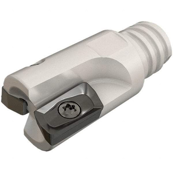 Iscar - 20mm Cut Diam, 7.7mm Max Depth of Cut, 21.5mm OAL, Indexable Square Shoulder End Mill - HP ANKT 0702.. Inserts, T12 Modular Connection, 90° Lead Angle, Series Heliplus, Multimaster - Eagle Tool & Supply
