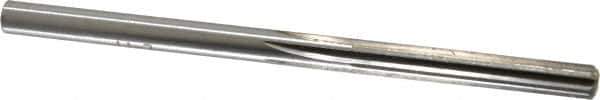 Made in USA - #2 High Speed Steel 6 Flute Chucking Reamer - Straight Flute, 0.221" Straight Shank, 1-1/2" Flute Length, 3-7/8" OAL - Eagle Tool & Supply