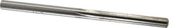 Made in USA - #2 High Speed Steel 6 Flute Chucking Reamer - Straight Flute, 0.221" Straight Shank, 1-1/2" Flute Length, 3-7/8" OAL - Eagle Tool & Supply