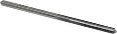 Made in USA - #28 High Speed Steel 4 Flute Chucking Reamer - Straight Flute, 9/64" Straight Shank, 1" Flute Length, 2-7/8" OAL - Eagle Tool & Supply