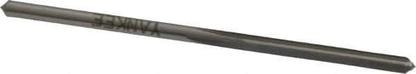 Made in USA - #41 High Speed Steel 4 Flute Chucking Reamer - Straight Flute, 0.096" Straight Shank, 7/8" Flute Length, 2-3/8" OAL - Eagle Tool & Supply