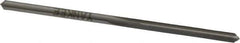 Made in USA - #41 High Speed Steel 4 Flute Chucking Reamer - Straight Flute, 0.096" Straight Shank, 7/8" Flute Length, 2-3/8" OAL - Eagle Tool & Supply