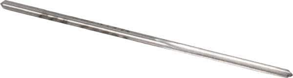 Made in USA - #53 High Speed Steel 4 Flute Chucking Reamer - Straight Flute, 0.0595" Straight Shank, 1/2" Flute Length, 1-7/8" OAL - Eagle Tool & Supply