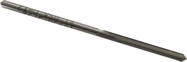 Made in USA - 3/32" High Speed Steel 4 Flute Chucking Reamer - Straight Flute, 3/32" Straight Shank, 3/4" Flute Length, 2-1/4" OAL - Eagle Tool & Supply