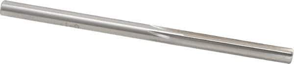 Made in USA - 13/64" High Speed Steel 6 Flute Chucking Reamer - Straight Flute, 13/64" Straight Shank, 1-1/4" Flute Length, 3-5/8" OAL - Eagle Tool & Supply