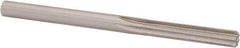 Made in USA - Letter L High Speed Steel 6 Flute Chucking Reamer - Straight Flute, 0.29" Straight Shank, 1-1/2" Flute Length, 4-1/4" OAL - Eagle Tool & Supply