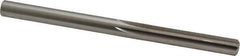 Made in USA - Letter N High Speed Steel 6 Flute Chucking Reamer - Straight Flute, 0.302" Straight Shank, 1-1/2" Flute Length, 4-3/8" OAL - Eagle Tool & Supply