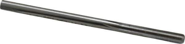 Made in USA - 3/16" High Speed Steel 6 Flute Chucking Reamer - Straight Flute, 3/16" Straight Shank, 1-1/8" Flute Length, 3-1/2" OAL - Eagle Tool & Supply