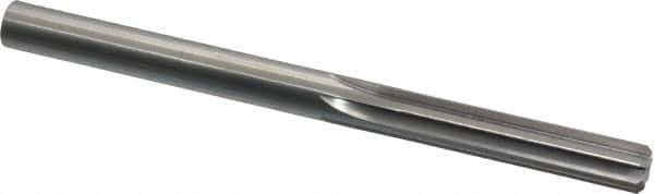 Made in USA - 0.373" High Speed Steel 6 Flute Chucking Reamer - Straight Flute, 0.373" Straight Shank, 1-3/4" Flute Length, 5" OAL - Eagle Tool & Supply