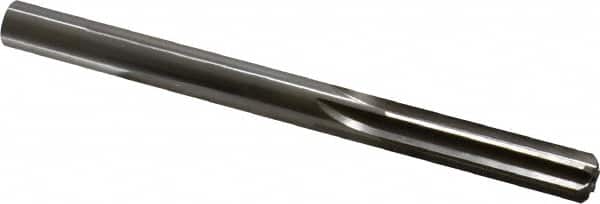 Made in USA - 0.4355" High Speed Steel 6 Flute Dowel Pin Chucking Reamer - Eagle Tool & Supply