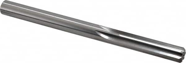 Made in USA - 0.437" High Speed Steel 6 Flute Dowel Pin Chucking Reamer - Eagle Tool & Supply