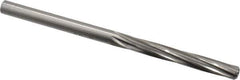 Made in USA - #2 High Speed Steel 6 Flute Chucking Reamer - Spiral Flute, 0.221" Straight Shank, 1-1/2" Flute Length, 3-7/8" OAL - Eagle Tool & Supply