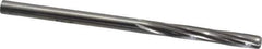 Made in USA - #12 High Speed Steel 6 Flute Chucking Reamer - Spiral Flute, 0.189" Straight Shank, 1-1/8" Flute Length, 3-1/2" OAL - Eagle Tool & Supply