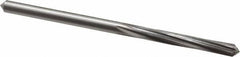 Made in USA - #17 High Speed Steel 6 Flute Chucking Reamer - Spiral Flute, 0.173" Straight Shank, 1-1/8" Flute Length, 3-3/8" OAL - Eagle Tool & Supply