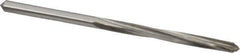 Made in USA - #26 High Speed Steel 4 Flute Chucking Reamer - Spiral Flute, 0.147" Straight Shank, 1" Flute Length, 3" OAL - Eagle Tool & Supply