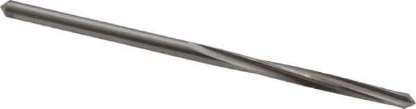 Made in USA - #42 High Speed Steel 4 Flute Chucking Reamer - Spiral Flute, 3/32" Straight Shank, 3/4" Flute Length, 2-1/4" OAL - Eagle Tool & Supply