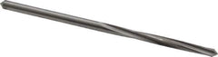 Made in USA - #42 High Speed Steel 4 Flute Chucking Reamer - Spiral Flute, 3/32" Straight Shank, 3/4" Flute Length, 2-1/4" OAL - Eagle Tool & Supply