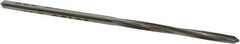 Made in USA - #49 High Speed Steel 4 Flute Chucking Reamer - Spiral Flute, 0.073" Straight Shank, 3/4" Flute Length, 2" OAL - Eagle Tool & Supply
