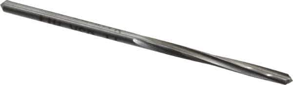 Made in USA - 3/32" High Speed Steel 4 Flute Chucking Reamer - Spiral Flute, 3/32" Straight Shank, 3/4" Flute Length, 2-1/4" OAL - Eagle Tool & Supply