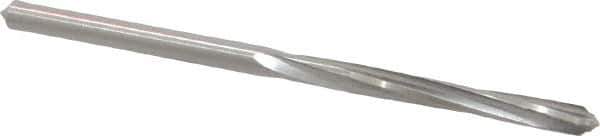 Made in USA - 9/64" High Speed Steel 4 Flute Chucking Reamer - Spiral Flute, 9/64" Straight Shank, 1" Flute Length, 2-7/8" OAL - Eagle Tool & Supply