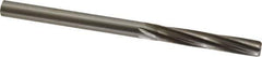 Made in USA - 17/64" High Speed Steel 6 Flute Chucking Reamer - Spiral Flute, 17/64" Straight Shank, 1-1/2" Flute Length, 4-1/8" OAL - Eagle Tool & Supply