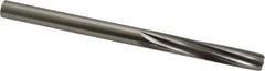 Made in USA - 5/16" High Speed Steel 6 Flute Chucking Reamer - Spiral Flute, 5/16" Straight Shank, 1-1/2" Flute Length, 4-1/2" OAL - Eagle Tool & Supply