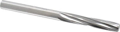 Made in USA - 3/8" High Speed Steel 6 Flute Chucking Reamer - Spiral Flute, 3/8" Straight Shank, 1-3/4" Flute Length, 5" OAL - Eagle Tool & Supply