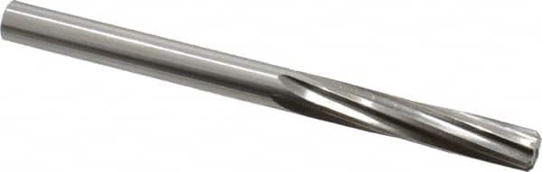 Made in USA - 25/64" High Speed Steel 6 Flute Chucking Reamer - Eagle Tool & Supply