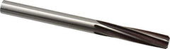 Made in USA - 29/64" High Speed Steel 6 Flute Chucking Reamer - Spiral Flute, 29/64" Straight Shank, 1-3/4" Flute Length, 5-5/8" OAL - Eagle Tool & Supply