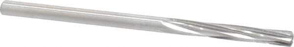 Made in USA - 3/16" High Speed Steel 6 Flute Chucking Reamer - Spiral Flute, 3/16" Straight Shank, 1-1/8" Flute Length, 3-1/2" OAL - Eagle Tool & Supply
