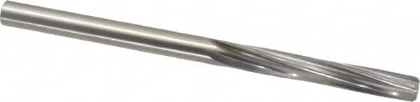 Made in USA - 0.2495" High Speed Steel 6 Flute Dowel Pin Chucking Reamer - Eagle Tool & Supply