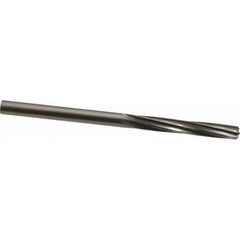 Made in USA - 0.251" High Speed Steel 6 Flute Chucking Reamer - Eagle Tool & Supply