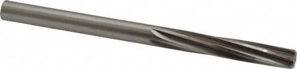 Made in USA - 0.312" High Speed Steel 6 Flute Dowel Pin Chucking Reamer - Eagle Tool & Supply