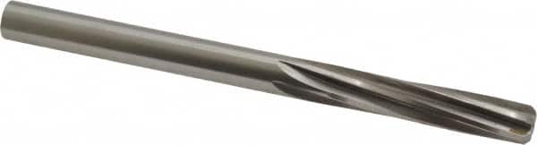 Made in USA - 0.373" High Speed Steel 6 Flute Dowel Pin Chucking Reamer - Eagle Tool & Supply