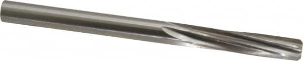 Made in USA - 0.3745" High Speed Steel 6 Flute Dowel Pin Chucking Reamer - Eagle Tool & Supply
