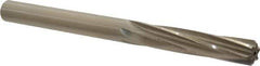 Made in USA - 0.4355" High Speed Steel 6 Flute Chucking Reamer - Spiral Flute, 0.4355" Straight Shank, 1-3/4" Flute Length, 5-1/2" OAL - Eagle Tool & Supply