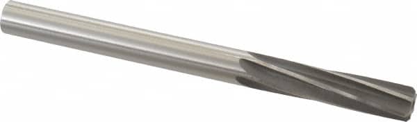 Made in USA - 0.4995" High Speed Steel 6 Flute Dowel Pin Chucking Reamer - Eagle Tool & Supply