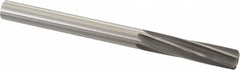 Made in USA - 0.4995" High Speed Steel 6 Flute Dowel Pin Chucking Reamer - Eagle Tool & Supply