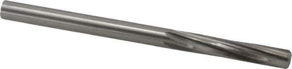 Made in USA - Letter M High Speed Steel 6 Flute Chucking Reamer - Spiral Flute, 0.295" Straight Shank, 1-1/2" Flute Length, 4-3/8" OAL - Eagle Tool & Supply