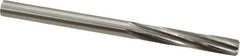 Made in USA - Letter Q High Speed Steel 6 Flute Chucking Reamer - Spiral Flute, 0.332" Straight Shank, 1-1/2" Flute Length, 4-3/4" OAL - Eagle Tool & Supply