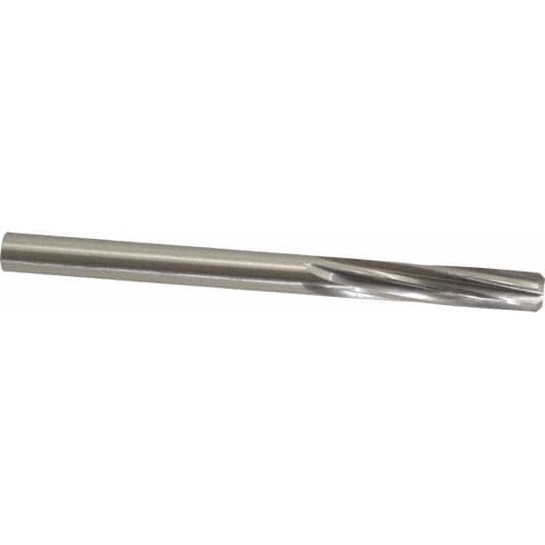 Made in USA - Letter V High Speed Steel 6 Flute Chucking Reamer - Eagle Tool & Supply