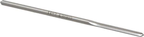 Made in USA - 5/32" Cobalt 4 Flute Chucking Reamer - Straight Flute, 0.151" Straight Shank, 1" Flute Length, 4" OAL - Eagle Tool & Supply