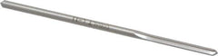 Made in USA - 5/32" Cobalt 4 Flute Chucking Reamer - Straight Flute, 0.151" Straight Shank, 1" Flute Length, 4" OAL - Eagle Tool & Supply