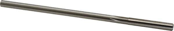 Made in USA - 17/64" Cobalt 6 Flute Chucking Reamer - Straight Flute, 1/4" Straight Shank, 1-1/2" Flute Length, 6" OAL - Eagle Tool & Supply